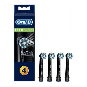 ORAL-B Cross Action Black 4 szt. czarne końcówki do szczoteczek ORAL-B