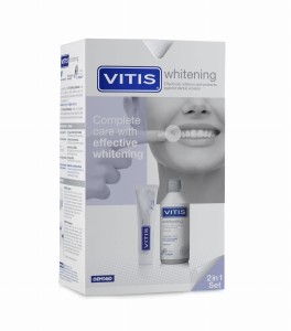 Vitis Whitening Zestaw (Płyn + Pasta)