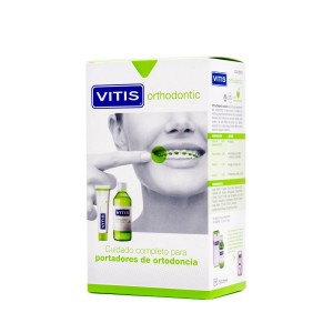 Vitis Orthodontic Zestaw: Płyn + Pasta + Szczoteczka