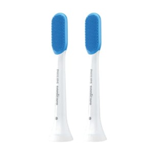 Philips końcówki do szczoteczki Tounge Care + White (2szt.) - do czyszczenia języka (białe) HX8072/01