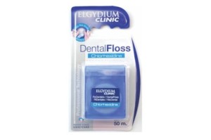 ELGYDIUM Dental Floss CHX nić dentystyczna nasączona chlorheksydyną 50m (niebieska)