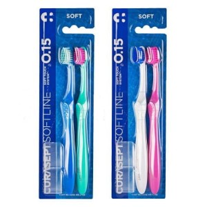 Curasept zestaw szczoteczek SOFT 015 DUOPACK 2 sztuki