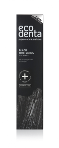 ECODENTA extra - BLACK czarna pasta do zębów WYBIELAJĄCA z węglem drzewnym 100ml
