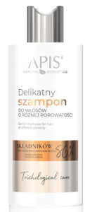 APIS TRICHOLOGICAL CARE Delikatny szampon do włosów o różnej porowatości 300 ml