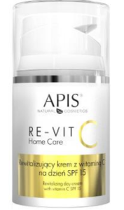 APIS-  Rewitalizujący krem z witaminą C na dzien SPF 15, 50ml