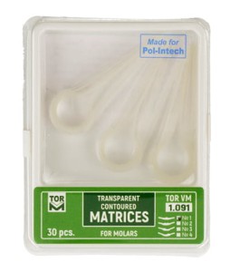 MATRYCE TRANSPARENTNE NA TRZONOWCE (OP. 30 SZT.) CENTRALNA KRAWĘDŹ (1.091/1)