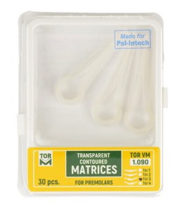MATRYCE TRANSPARENTNE NA PRZEDTRZONOWCE (OP. 30 SZT.) PRAWA KRAWĘDŹ (1.090/3)