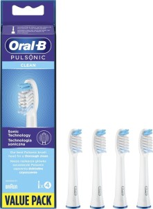 ORAL-B PULSONIC CLEAN 4SZT KOŃCÓWKI DO SZCZOTECZKI ELEKTRYCZNEJ