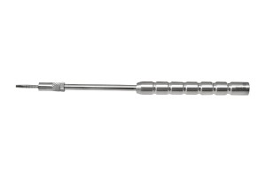 ROY-55-700-019 OSTEOTOM PROSTY - WKLĘSŁY, Z OGRANICZNIKIEM, DŁ. 17 CM, ŚR. 2.8 MM