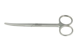 ROY-D131 NOŻYCZKI PREPARACYJNE METZENBAUM - TĘPO-TĘPE, WYGIĘTE, DŁ. 14.5 CM