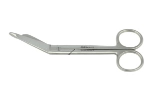 ROY-D177, NOŻYCZKI DO BANDAŻY LISTER - PROSTE, DŁ. 14.5 CM