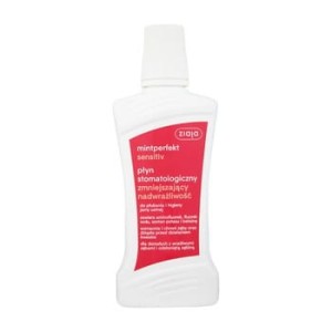 ZIAJA MINTPERFECT SENSITIVE płyn 500ml - płyn stomatologiczny z fluorem i azotanem potasu zmniejszający nadwrażliwość zębową