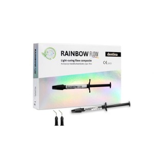 RAINBOW FLOW DENTINA Kompozyt światłoutwardzalny typu flow odcień A2 - 1g