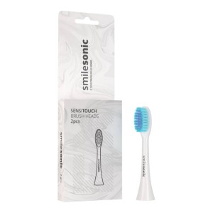 SMILESONIC SensiTouch WHITE 2szt. - końcówki dla delikatnych dziąseł i wrażliwych zębów