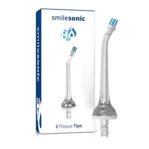 SMILESONIC Plaque Tips 2szt. - dysze usuwające płytkę nazębną do irygatorów Smilesonic H2O