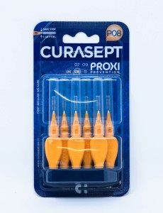 Curasept Proxi P08 Prevention krótkie pomarańczowe - 6szt