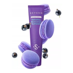 SEYSSO Refreshing BLACKCURRANT 75ml - odświeżająca pasta do zębów o smaku porzeczkowym