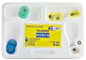 Krążki polerskie asortyment (op.40szt.) 14 mm