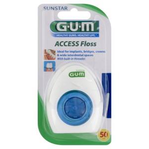 GUM Nić dentystyczna Implant Floss (Access Floss) 50szt. 3200