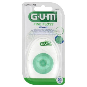 GUM Nić dentystyczna woskowana cienka 55m 1555
