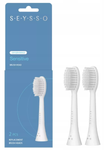 SEYSSO Oxygen Sensitive - Delikatne końcówki do szczoteczek sonicznych 2szt.