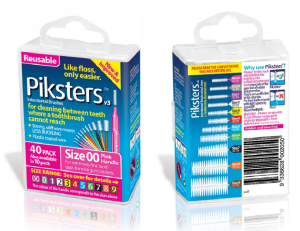PIKSTERS Regular szczoteczki międzyzębowe 40 szt. BOX - wybierz rozmiar