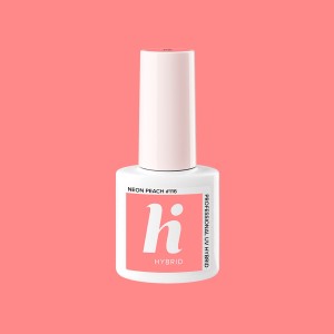 HiHybrid Lakier hybrydowy NEON PEACH #116- 5 ml