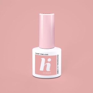 HiHybrid Lakier hybrydowy FAINT PINK #205 - 5 ml