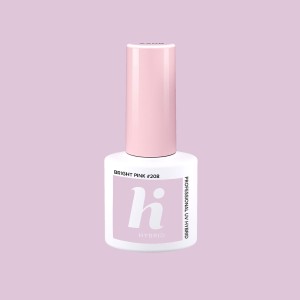 HiHybrid Lakier hybrydowy BRIGHT PINK #208 - 5 ml