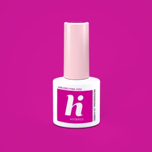 HiHybrid Lakier hybrydowy AMUSED PINK #212 - 5 ml