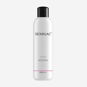 Zmywacz do lakieru hybrydowego (aceton) Semilac Acetone 1000ml