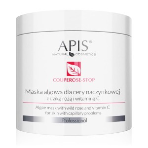 APIS COUPEROSE-STOP Maska algowa dla cery naczynkowej z dziką różą i witaminą C 200g