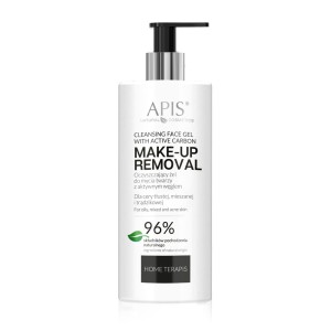 APIS - Oczyszczający żel do mycia twarzy z aktywnym węglem 300 ml