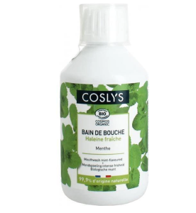 COSLYS ekologiczny płyn do płukania jamy ustnej z miętą 250ml
