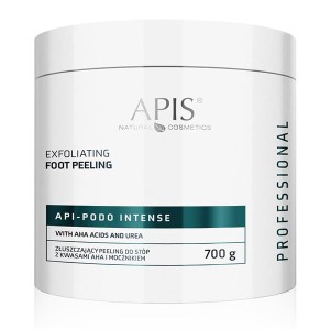 APIS API-PODO INTENSE ZŁUSZCZAJĄCY PEELING DO STÓP Z KWASAMI AHA I MOCZNIKIEM 700 G