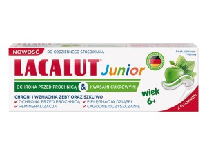 Lacalut pasta do zębów dla dzieci od 6lat JUNIOR 55ml