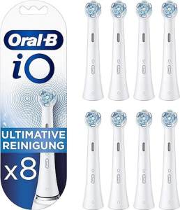 Oral-B iO Ultimate Clean WHITE  8szt. - końcówki do szczoteczki magnetycznej Oral-B iO