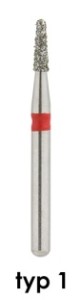 Wiertło diament. FG do przecinania koron typ 1