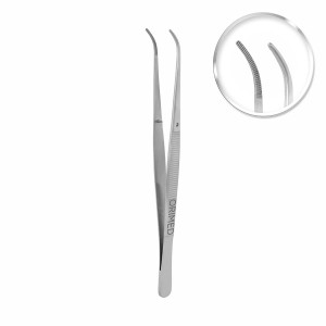 ROY-E165 PĘSETA ANATOMICZNA SEMKEN - WYGIĘTA, DŁ. 15 CM