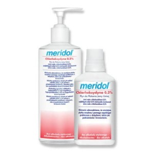 Meridol płyn do płukania jamy ustnej z chlorheksydyną 0,2% 1000ml