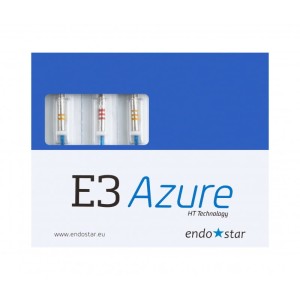 Pilniki Endostar E3 Azure Big zestaw: 35/04, 40/04, 45/04, 25mm, 3 szt.