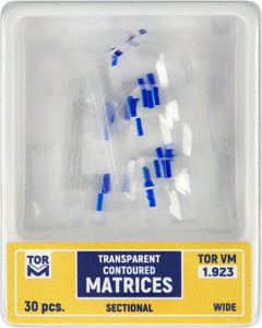 Formówki sekcyjne profilowane przezroczyste (op. 30 szt.) szerokie