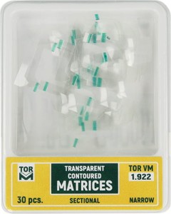 Formówki sekcyjne profilowane przezroczyste (op. 30 szt.) wąskie