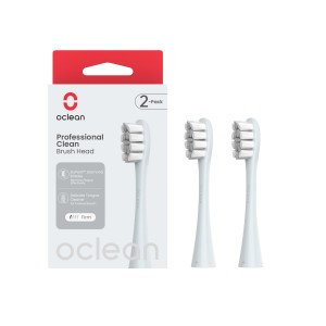 Oclean końcówki do szczoteczki Professional Clean 2szt. kolor: srebrny P1C9