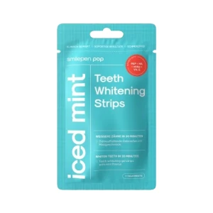 Smilepen Pop "Iced Mint" Whitening Strips, zestaw pasków do wybielania zębów (7x2)