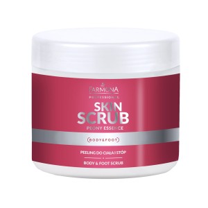 Farmona Skin scrub peony essence peeling do ciała i stóp piwonia 500 g