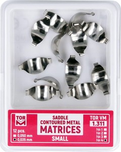 Matryce siodłowe (op. 12 szt.) małe (4) - 0,035mm
