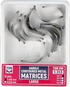 Matryce siodłowe (op. 12 szt.) duże (1) - 0,050mm
