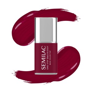 Semilac Lakier hybrydowy One Step 3in1 Glossy S570 Dark Raspberry 7 ml