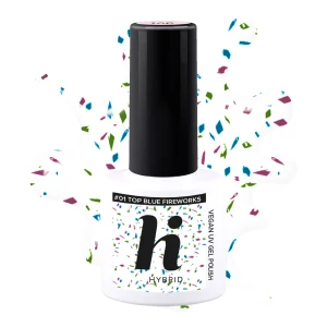 hi hybrid Top No Wipe Blue Fireworks #01 - 5ml